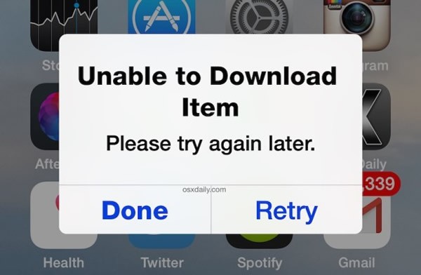 unable to download app什么意思 unable to download app怎么解决