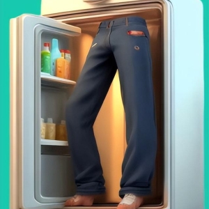 把裤子放进冰箱是什么意思，什么梗？
